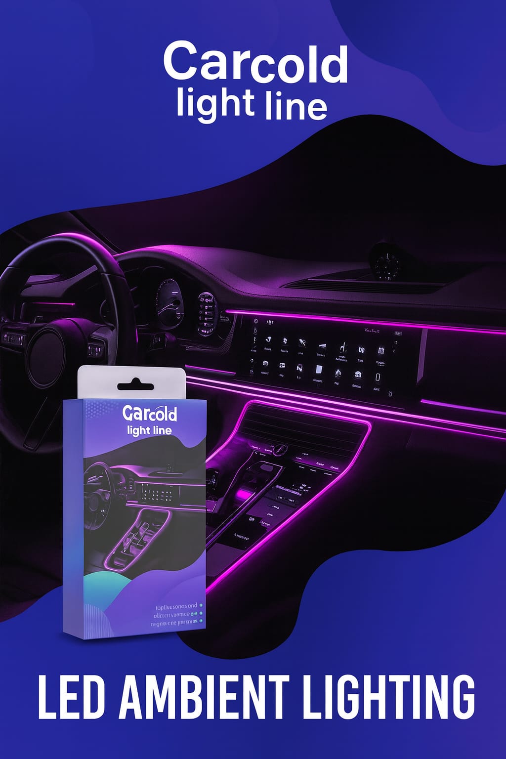 Luz ambiental para carro