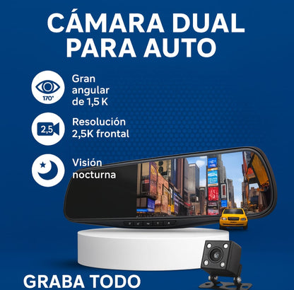 CAMARA PARA CARRO TOUCH HD 3 EN 1